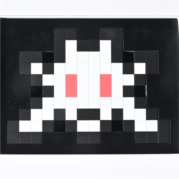 Invader ⭐︎3D Little Big Space Figure INVADER Little Big Space 3D Sculptur Vinyl signed numbered