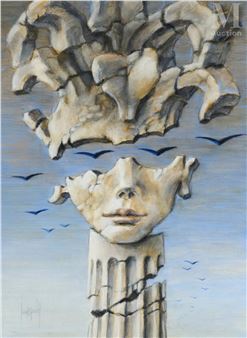 Portrait aux oiseaux - Francis de Lassus Saint-Geniès