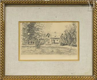 Maison et son jardin à Barbizon - Jacques Gaston Bouchet