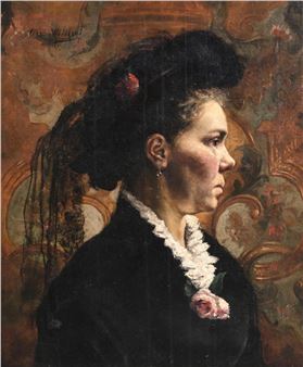 Ladies portrait - Ferdinand Willaert