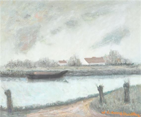 De Vaart in Brugge by War Van Overstraeten, 1975