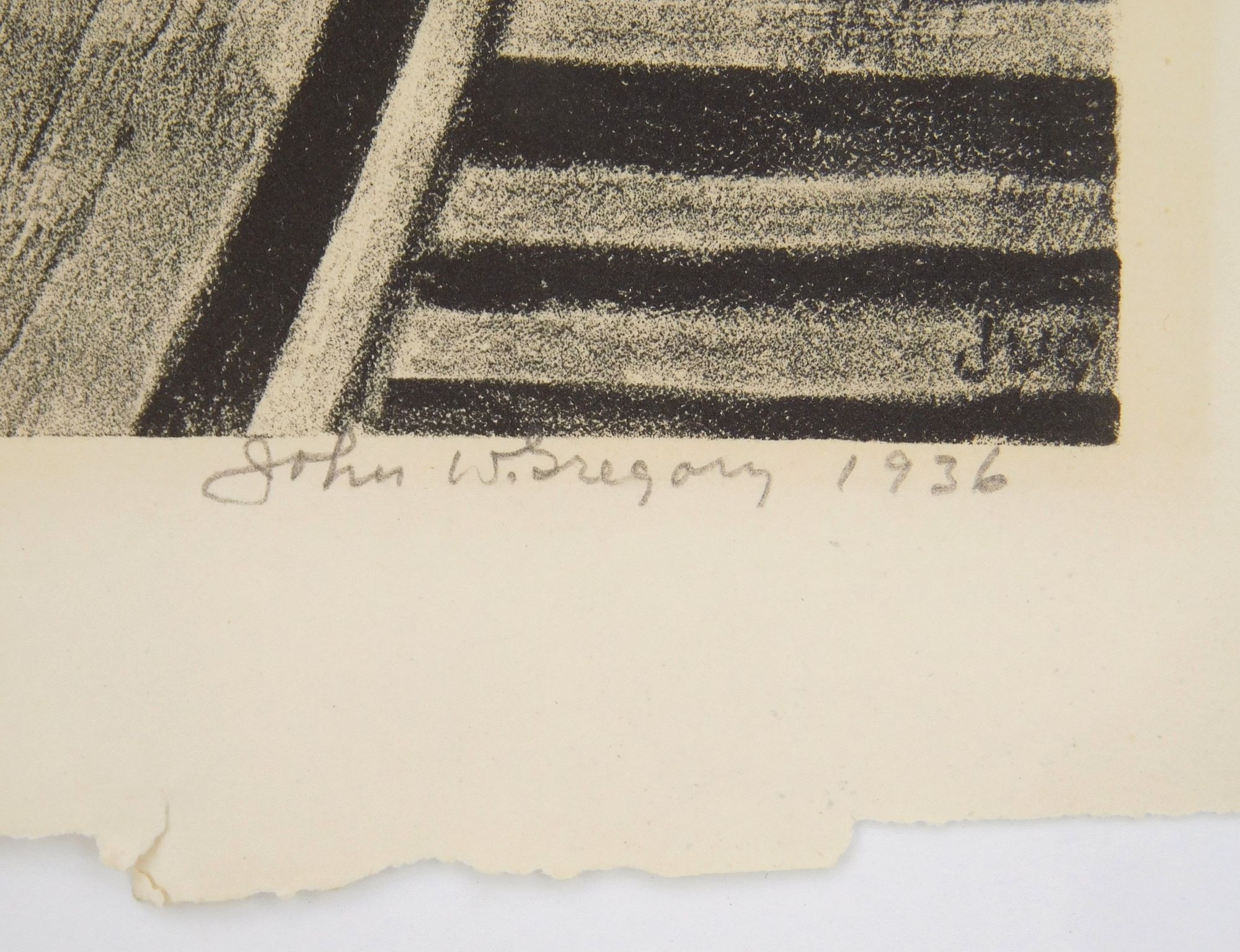 Artwork by John W. Gregory, Untitled, Made of Lithograph