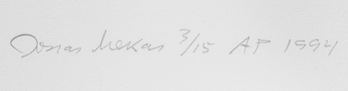 Artwork by Jonas Mekas, MPG 112-IV, Made of Half Tone Print