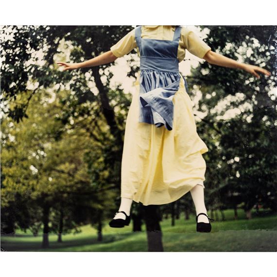 Untitled (Woman Mid-Jump by Anna Gaskell, 1996
