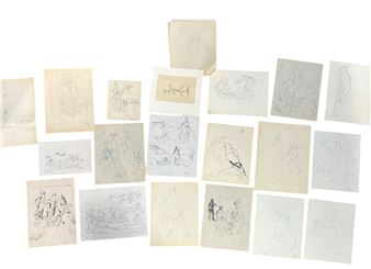 Lotto di 20 disegni - Emanuele Cavalli