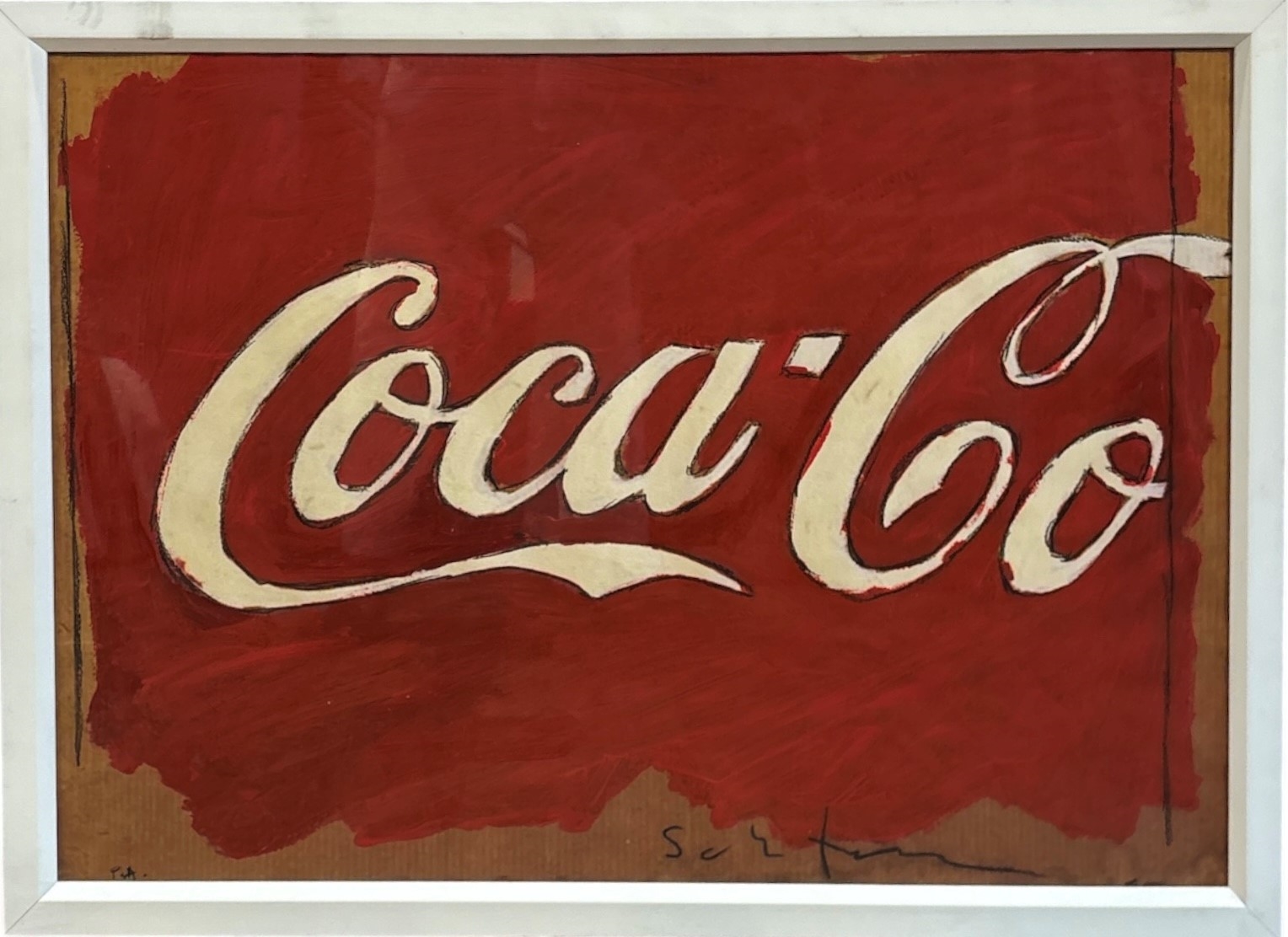 Artwork by Mario Schifano, Coca-Cola, Made of serigraph