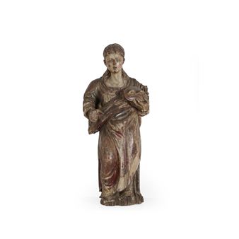 Santa Lucia. Spagna XVII-XVIII secolo - Spanish School, 18th Century