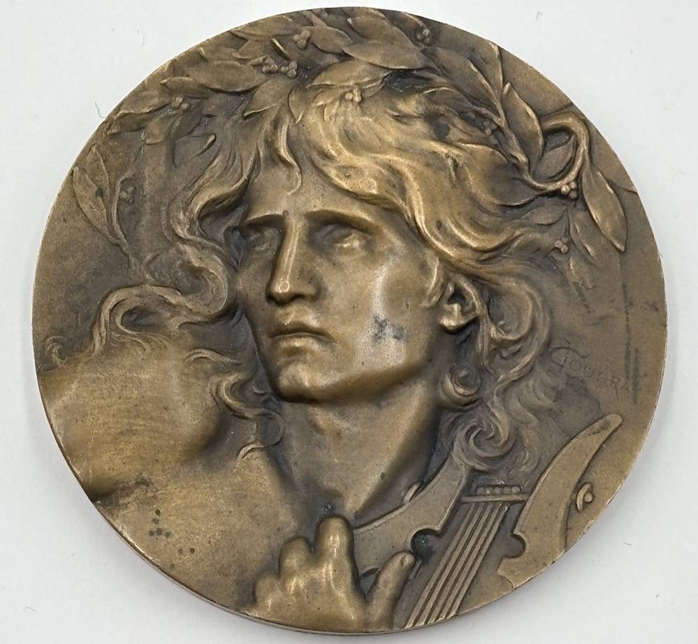 Artwork by Marie-Alexandre-Lucien Coudray, Orpheus, Made of Bronze