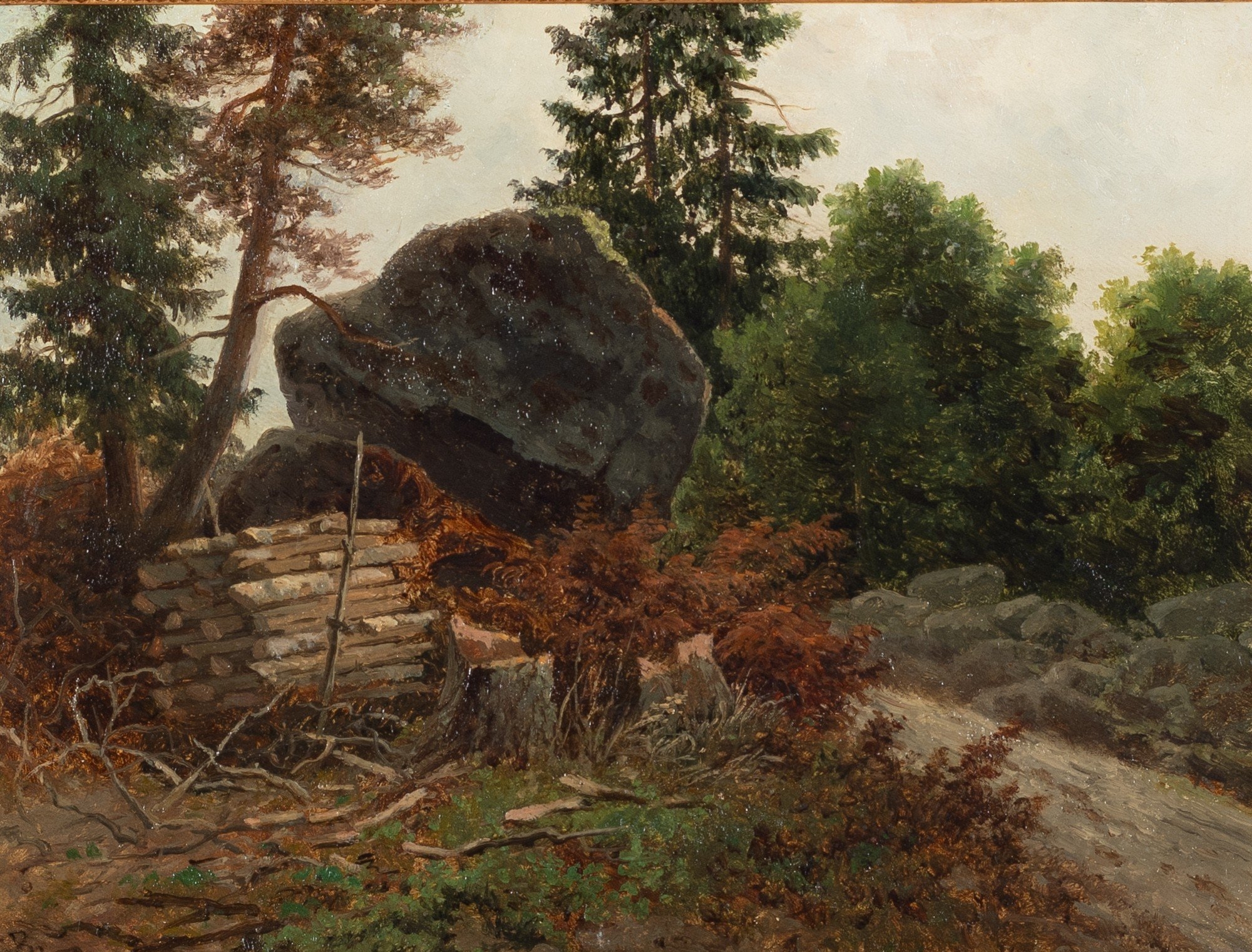 Artwork by Lars Teodor Billing, Landscape, Made of Oil