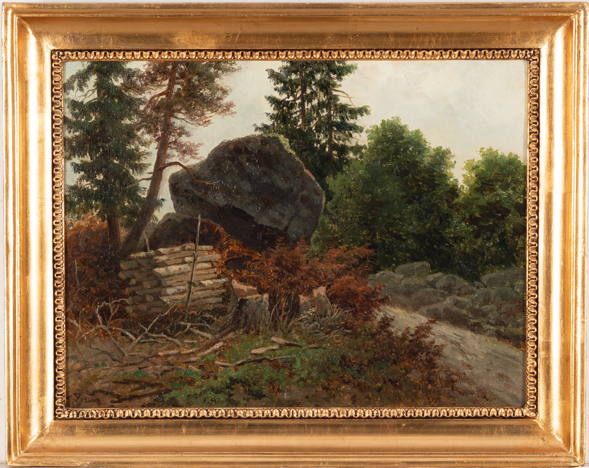 Artwork by Lars Teodor Billing, Landscape, Made of Oil