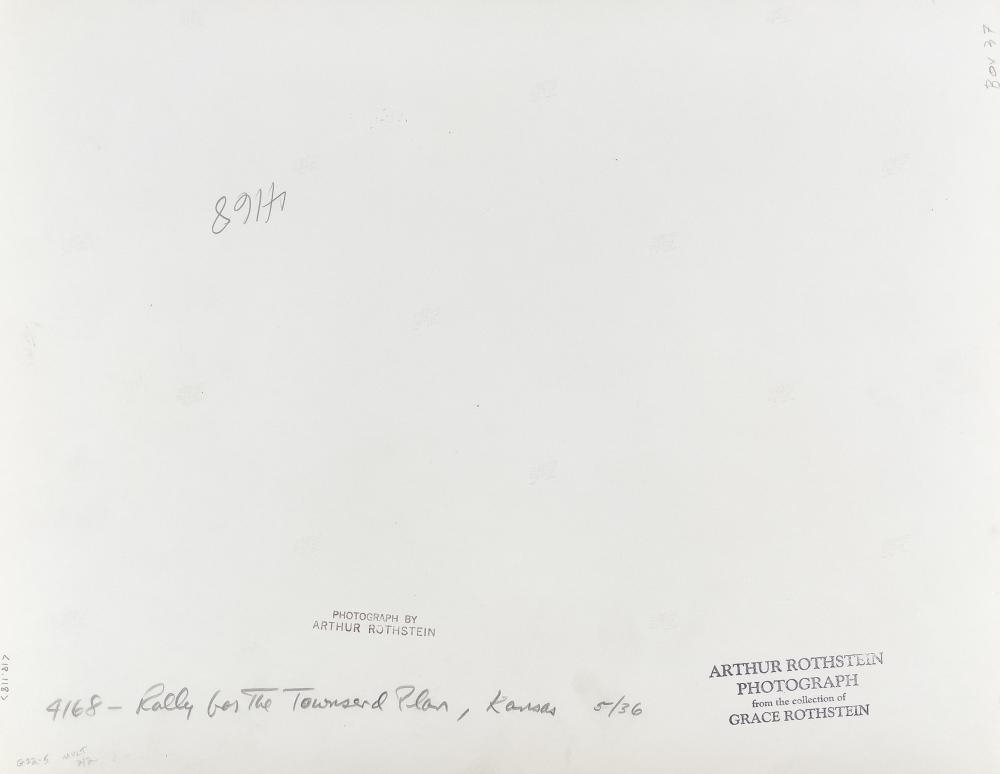 Arthur Rothstein | Rally for the Townsend Plan, Kansas | MutualArt