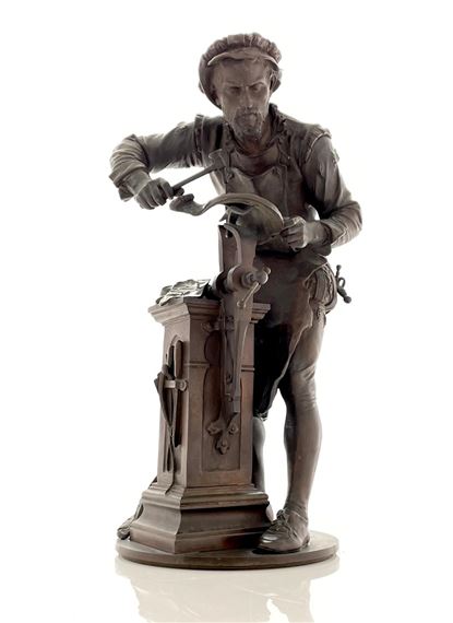 The Armor Maker by Adrien Etienne Gaudez