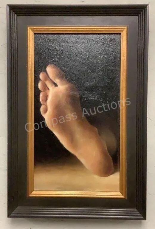 Artwork by Anthony Ackrill, Sole, Made of Oil on Board