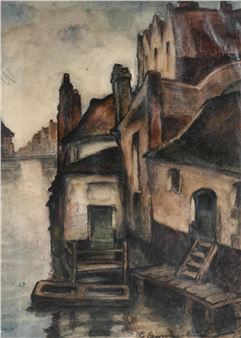 Ghent view - Gustaaf Crommelynck
