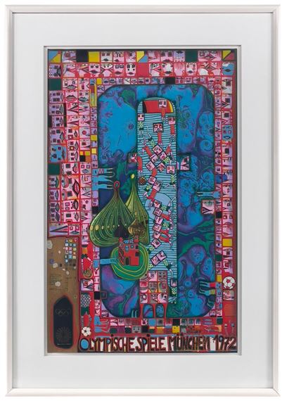 Olympische Spiele Munchen by Friedensreich Hundertwasser, 1972
