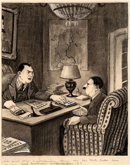 Illustrationsvorlage für eine Kunstzeitschrift - Max Radler