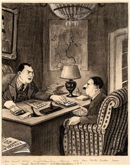 Illustrationsvorlage für eine Kunstzeitschrift - Max Radler