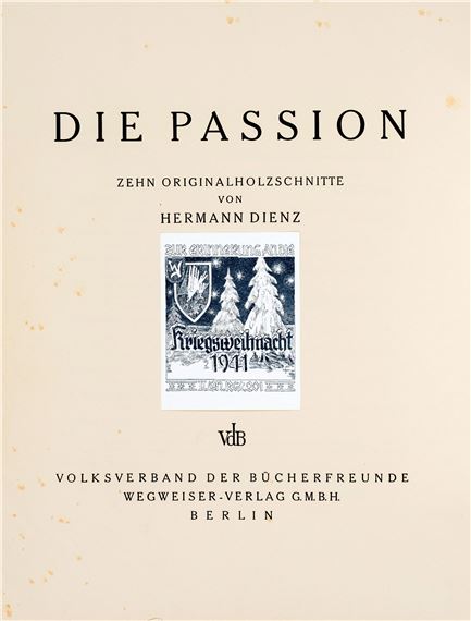 Mappenwerk: Die Passion - Hermann Dienz
