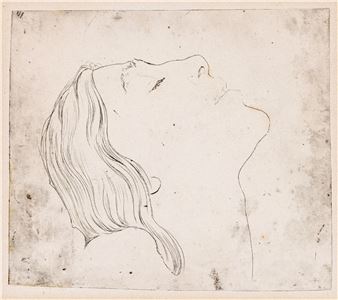 Bildnis der österreichischen Schauspielerin Ida Roland (1881-1951) - Olaf Gulbransson