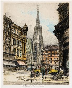 Wien, Blick auf den Stefansdom - Robert Kasimir