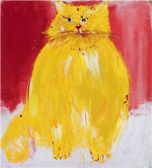 Gelbe Katze - Hans Rauh