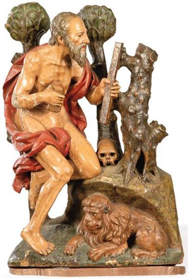 "San Jerónimo Penitente" - Castillian School, 16th Century