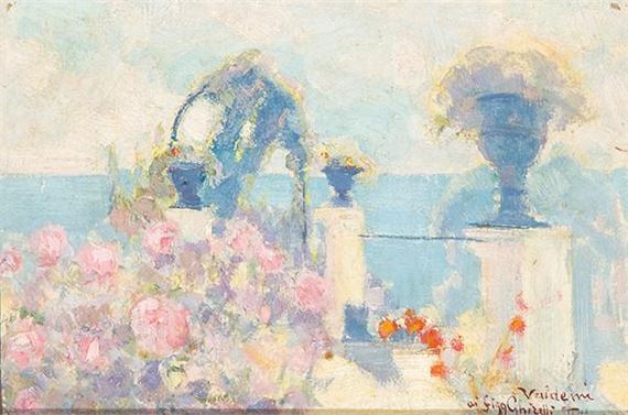 Jardín frente al mar by Alve Valdemi del Mare