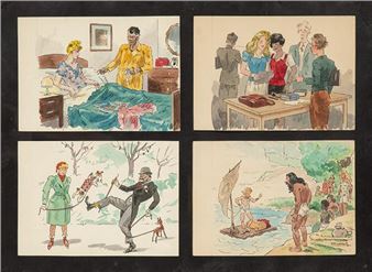 Viñetas cómicas - Rafael de Penagos