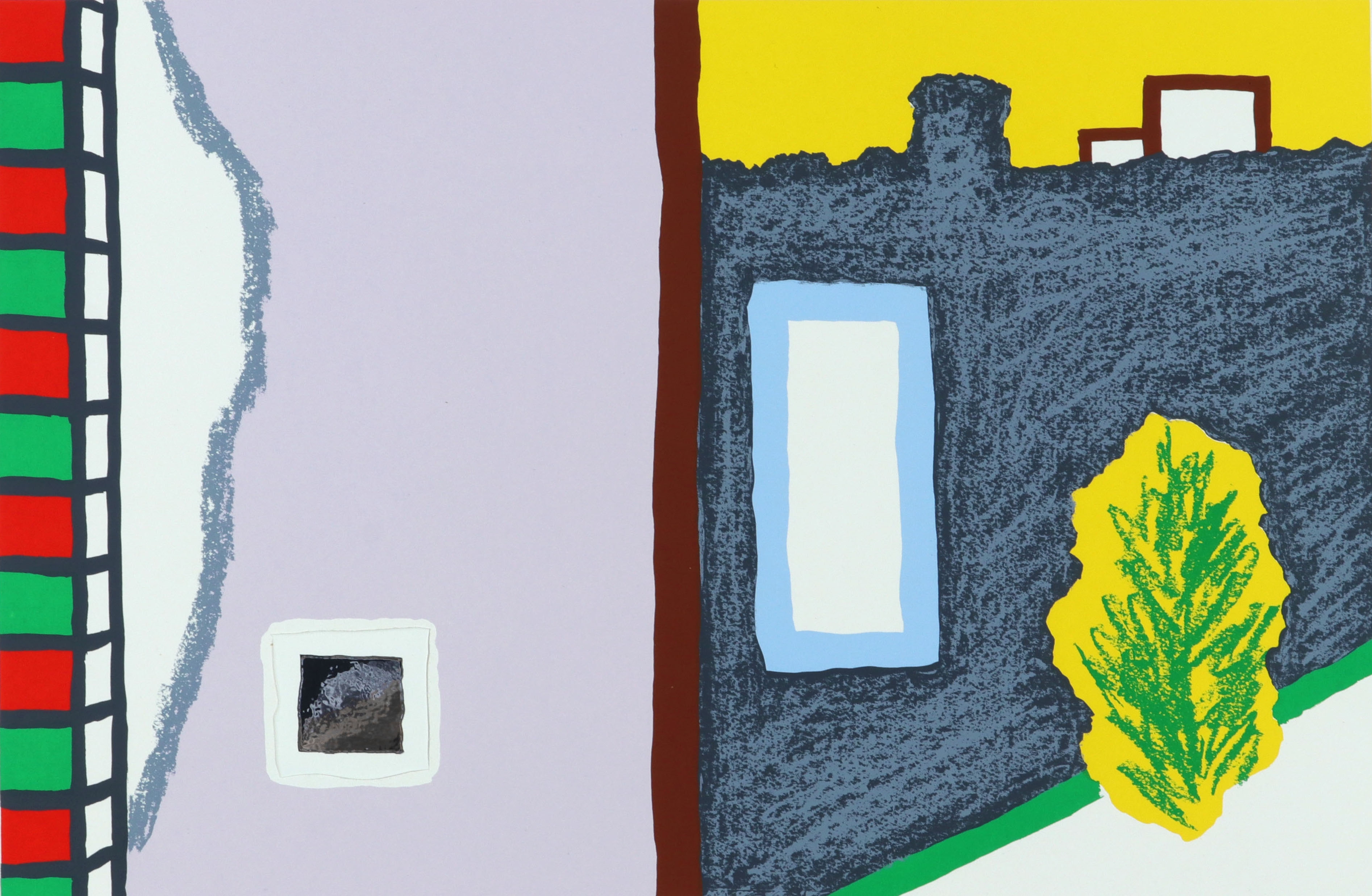 Roger Raveel | De geluidloze Tuin (1977) | MutualArt