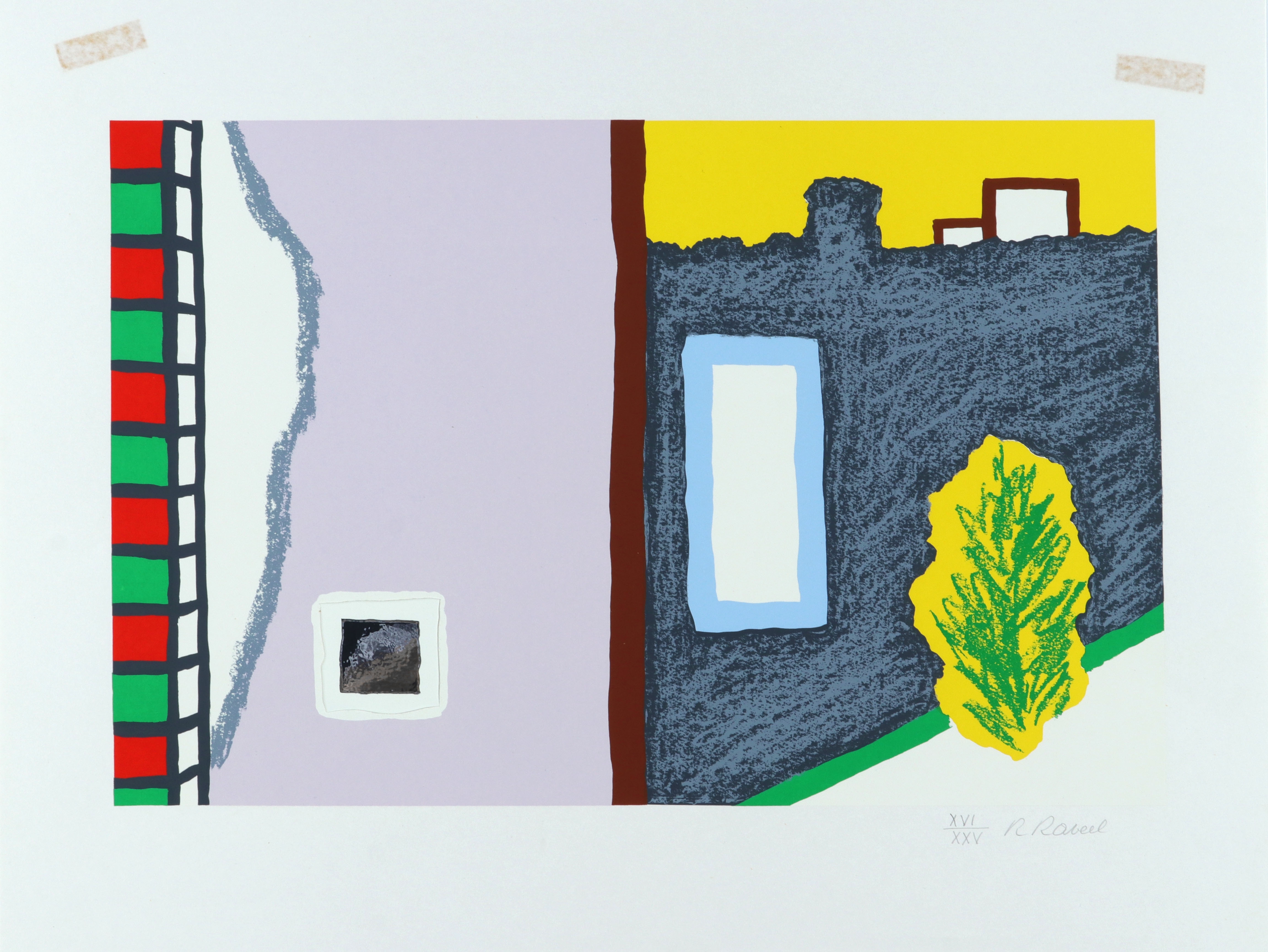 Roger Raveel | De geluidloze Tuin (1977) | MutualArt