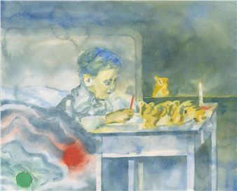 Joachim Jung: Portraits, Dots, Stripes. - Kallmann-Museum Ismaning