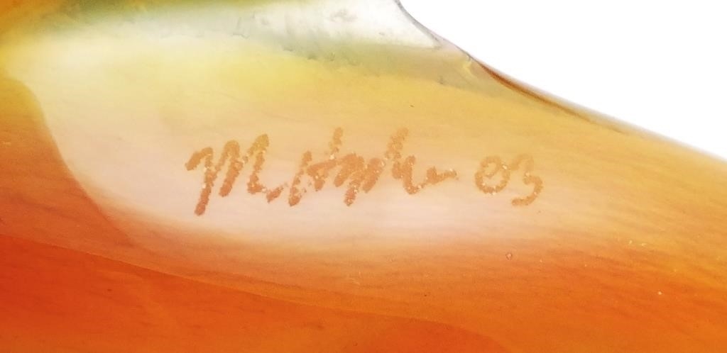 Artwork by Michael Hopko, Octopus, Made of Hand-Blown Glass