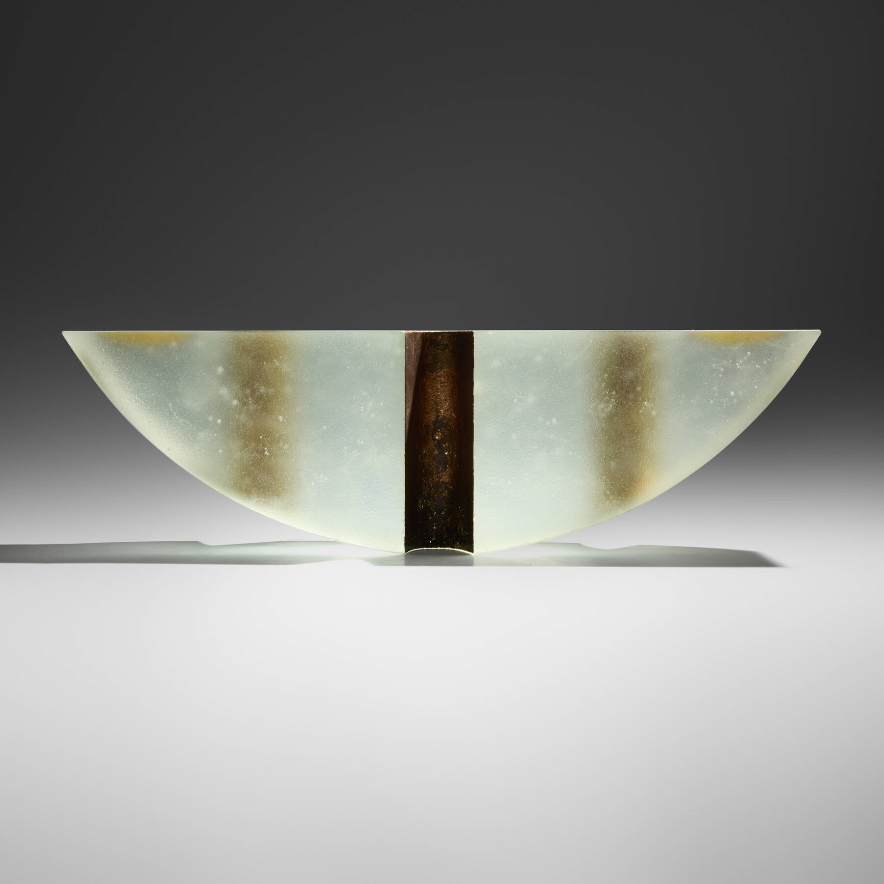 Artwork by Howard Ben Tré, Untitled, Made of Cast Glass, Gold Leaf