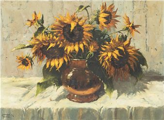 SUNFLOWER STILL LIFE - Hennie Griesel