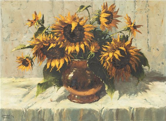 SUNFLOWER STILL LIFE - Hennie Griesel