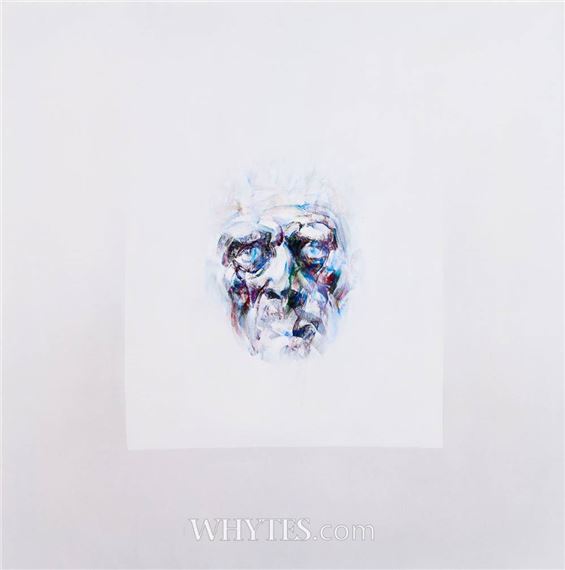 Louis Le Brocquy | IMAGE OF SAMUEL BECKETT (1980) | MutualArt