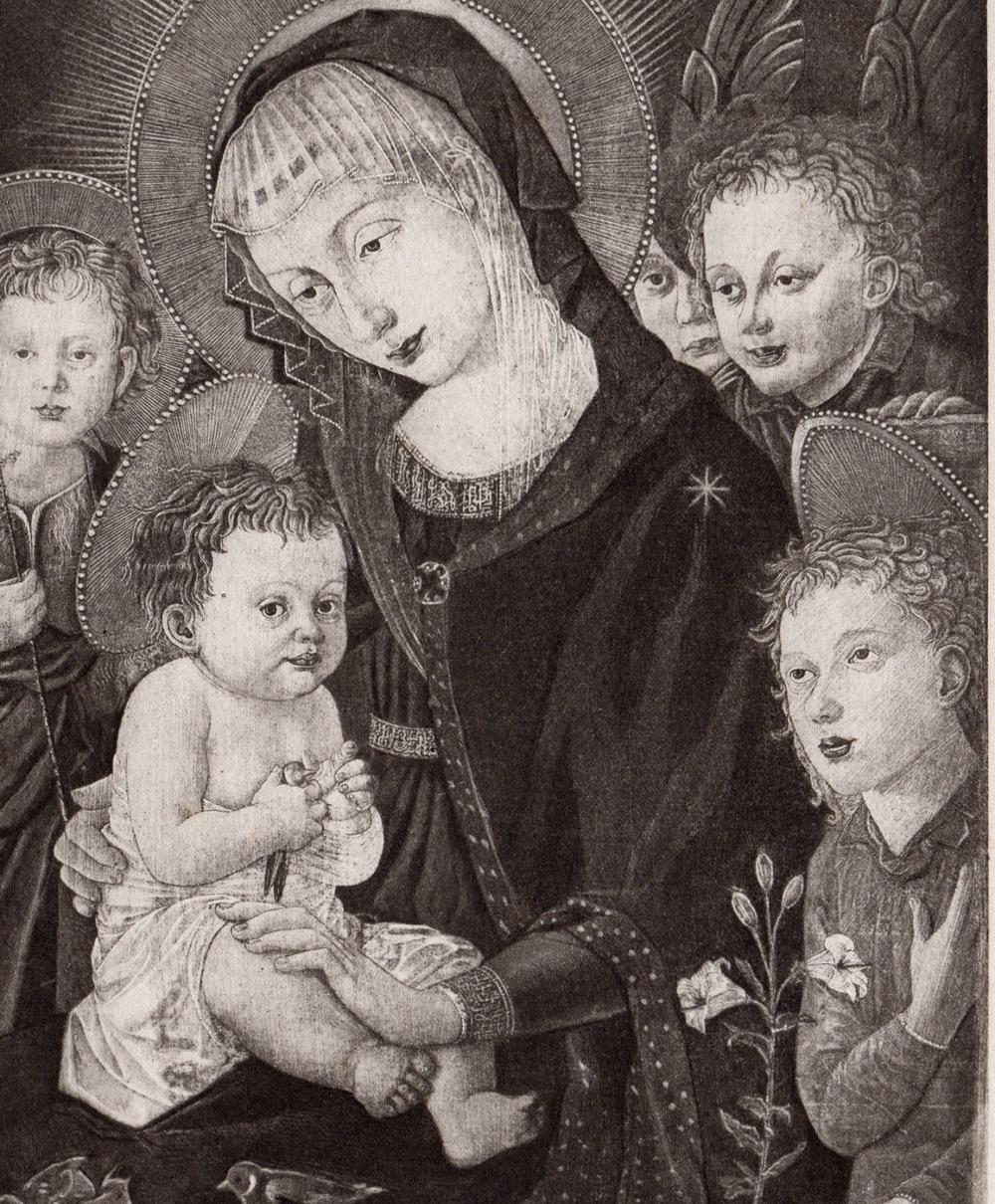 Artwork by Fra Filippo Lippi, Virgin and Child, Made of Heliogravure On Thick Wove Paper