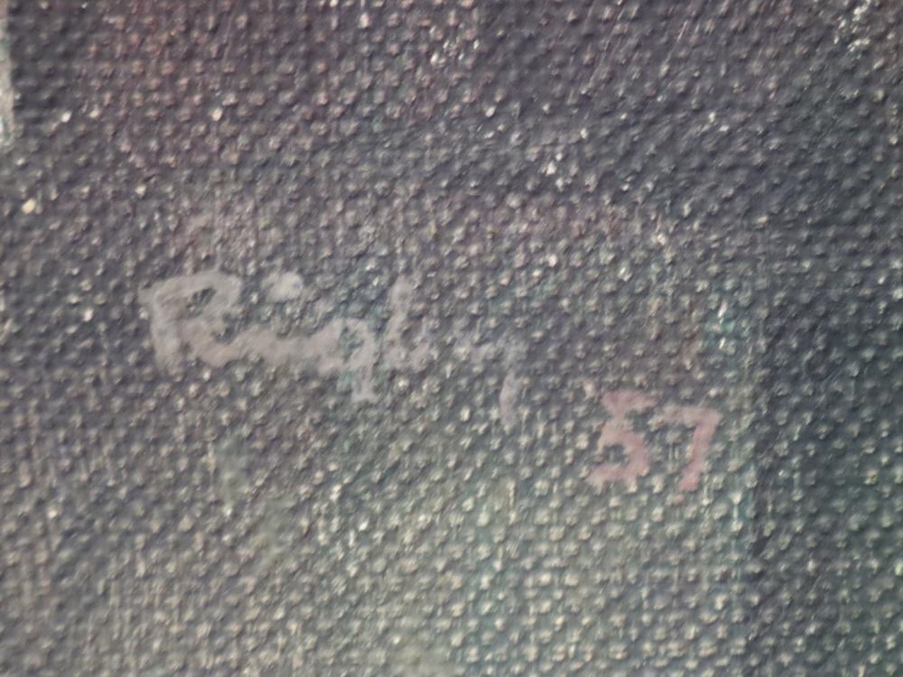 Artwork by John Rigby, LADY AT THE WINDOW, Made of Oil On Board