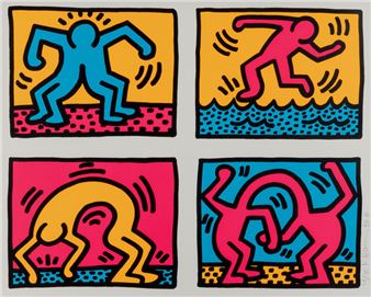 Pop Shop Quad II, 1988 - Keith Haring
