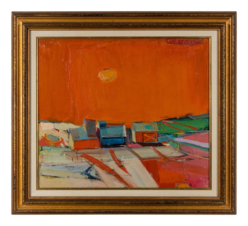 Artwork by Raimonds Staprans, 
Housing Tract, 1968, Made of oil on canvas