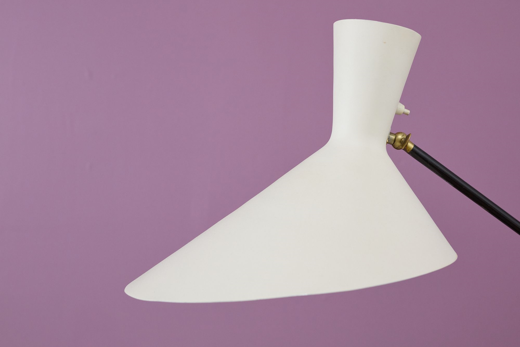 Artwork by Carl Moor, Floor Lamp, Made of Lacquered Metal