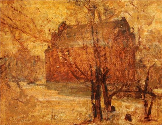 Hugo Larsen | Scenery from Hesselagergaard (1933) | MutualArt