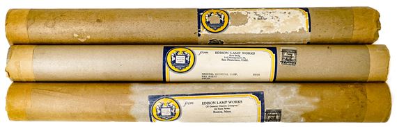 Edison Mazda Calendar Mailing Tubes