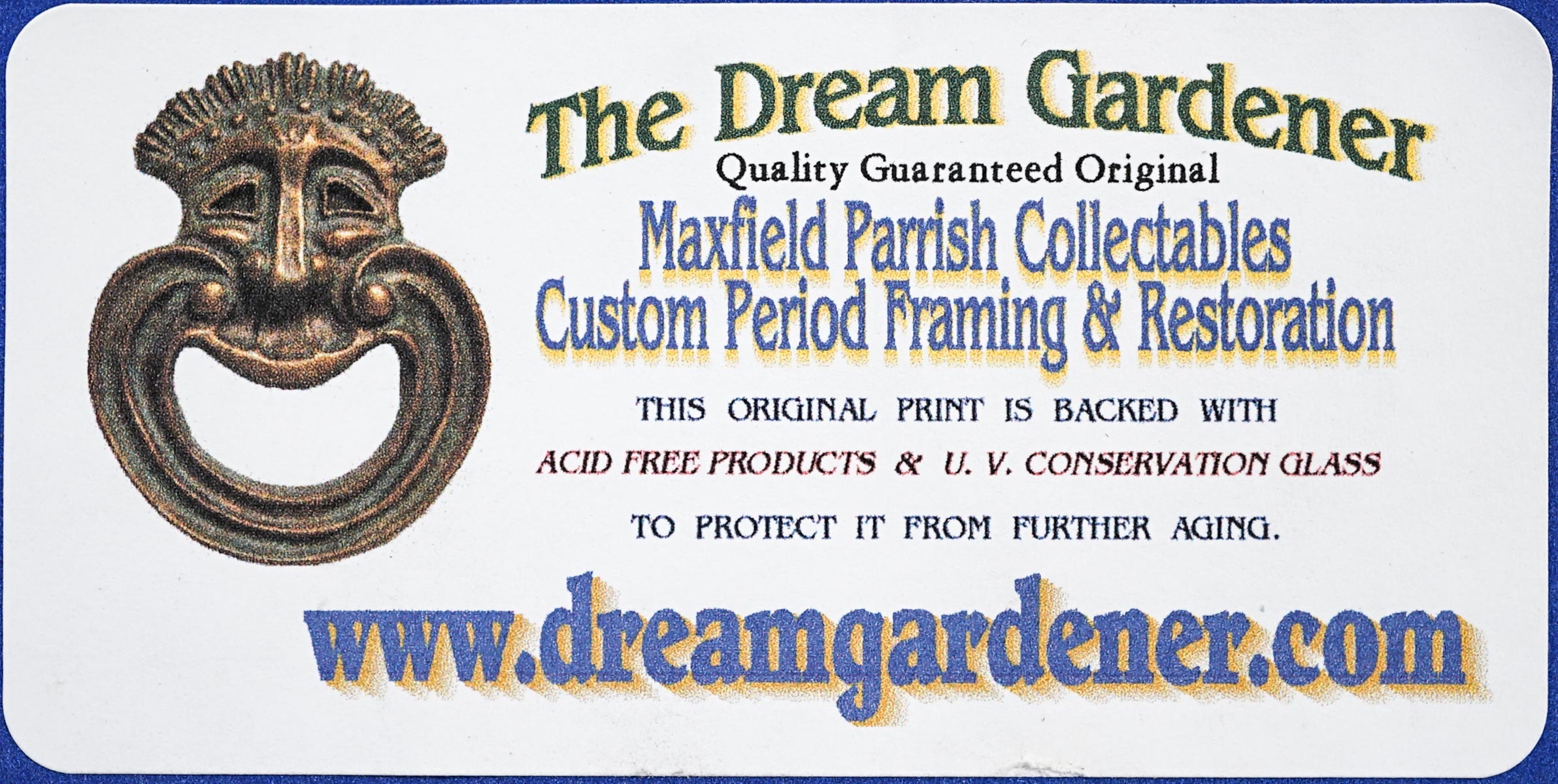 Artwork by Maxfield Parrish, Daybreak