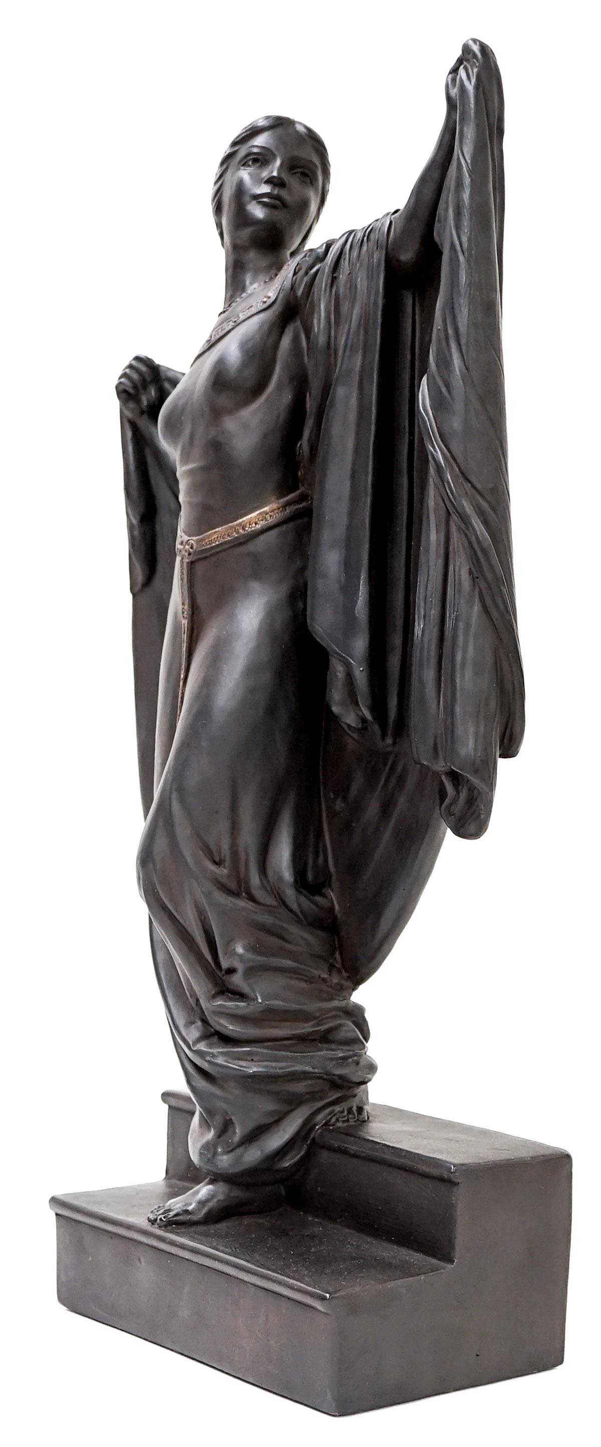 Artwork by Maxfield Parrish, Parrish Statue [Spirit at Night