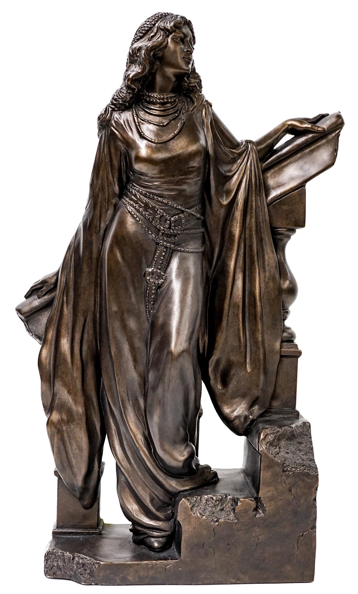 Artwork by Maxfield Parrish, Maxfield Parrish Statue -Enchantment, Made of Sculpture