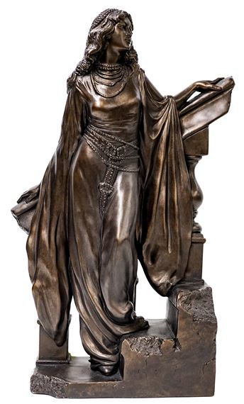 Maxfield Parrish Statue -Enchantment by Maxfield Parrish