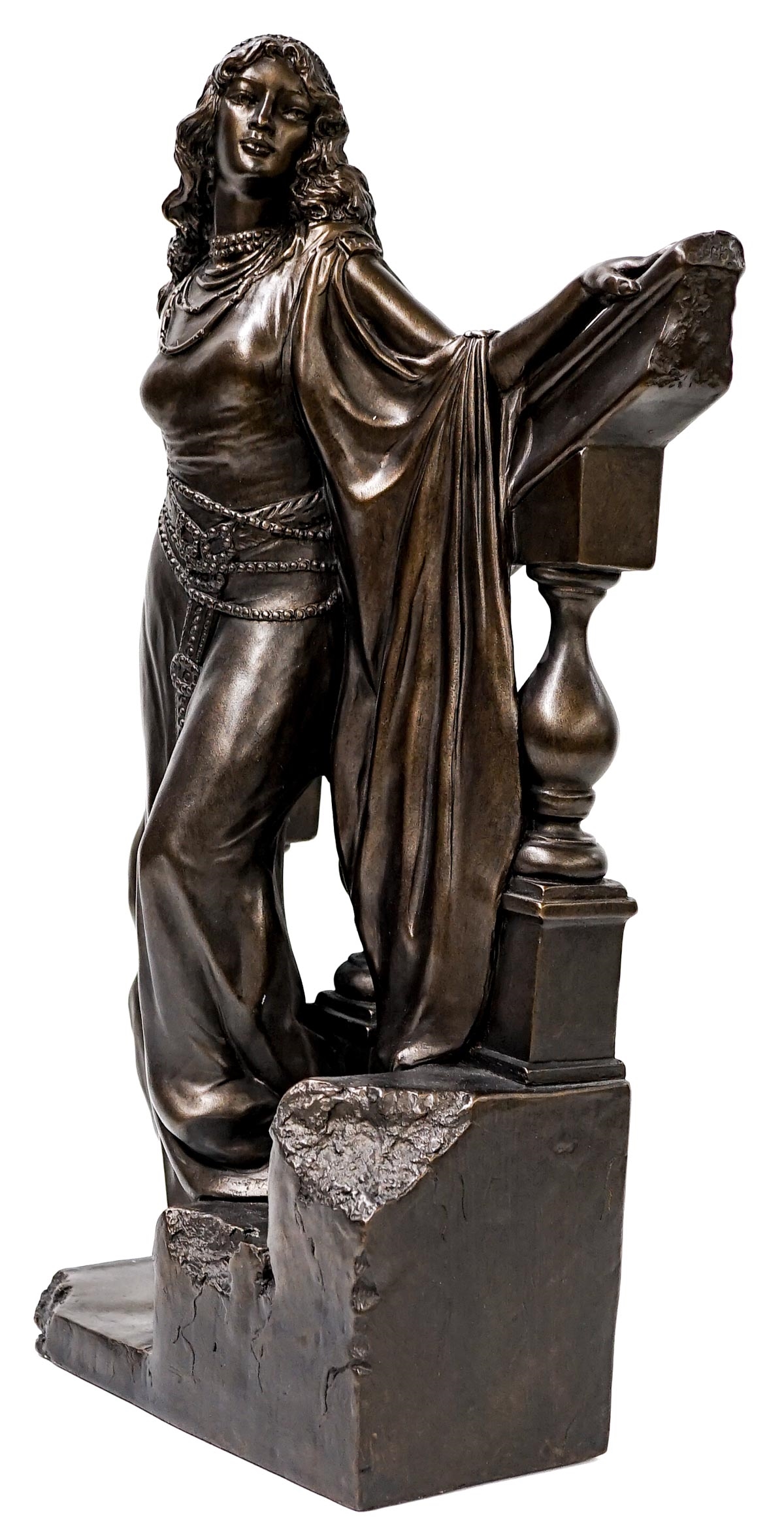 Artwork by Maxfield Parrish, Maxfield Parrish Statue -Enchantment, Made of Sculpture