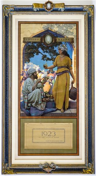 The Lamp Seller of Bagdad Edison Mazda Large Calendar