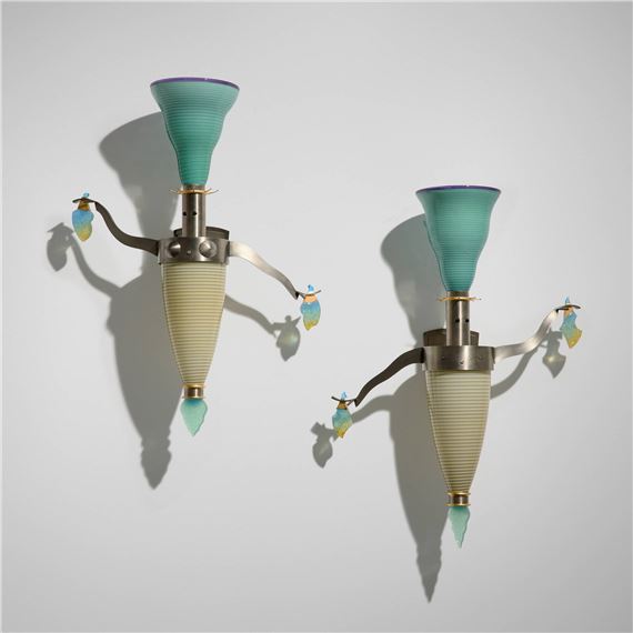 Fabulous sconces, pair by Dan Dailey, 2007